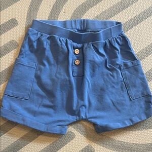 Mayoral Blue Button-Front Shorts